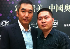 广州新航娱乐与明星合影