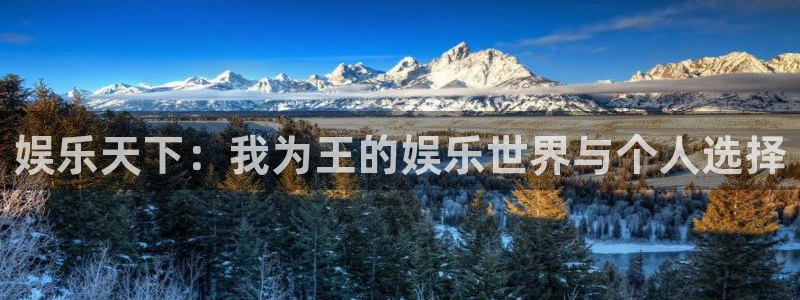新航娱乐：娱乐天下：我为王的娱乐世界与个人选择