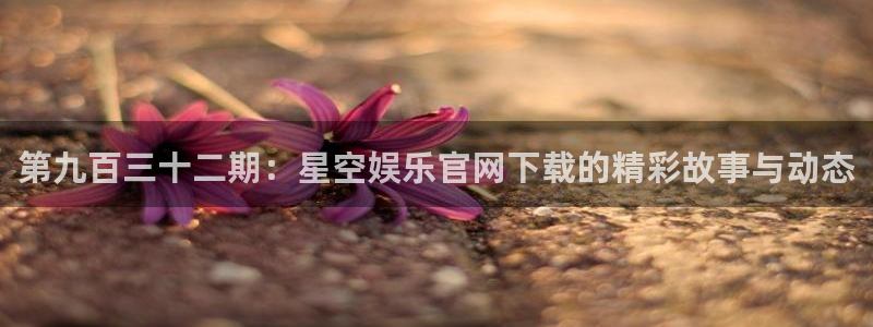新航娱乐官网登录入口：第九百三十二期：星空娱乐官网下载的精彩故事与动态